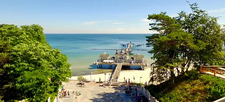 Abgang Strand Seebrücke