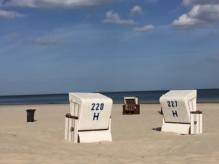 Ein Strandkorb macht Ihren Urlaub perfekt