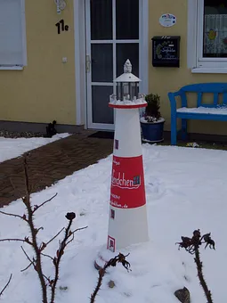 Haus Seepferdchen im Schnee