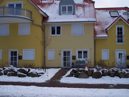 Haus Seepferdchen im Schnee