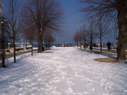 Winterspaziergang zur Seebrücke