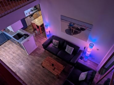 Lichtkonzept, jeder nach seiner Wunschfarbe