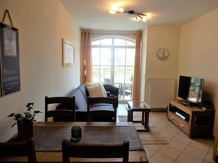 Wohnzimmer mit Ostseeblick