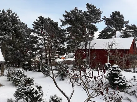 Blick im Winter nach "unten"