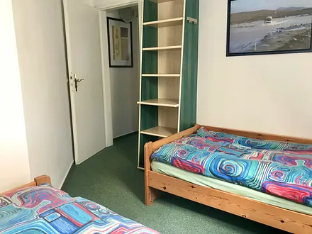 Schlafraum im OG, 2x Einzelbett