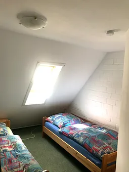 Schlafraum im OG, 2x Einzelbett