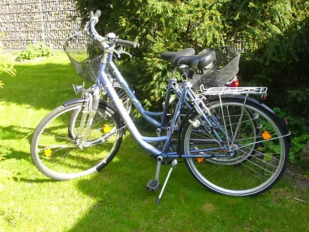 2 Fahrräder Marke "Herkules" stehen Ihnen kostenlos zur Verfügung