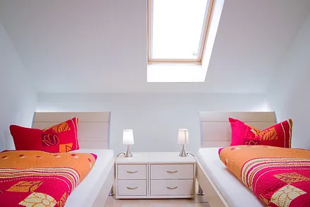 2 Einzelbetten im 2ten Schlafzimmert