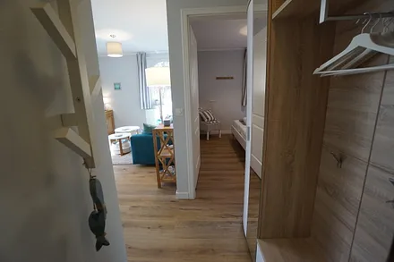 Blick von der Eingangstür in die Wohnung 