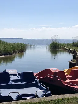 Bootsverleih am Achterwasser