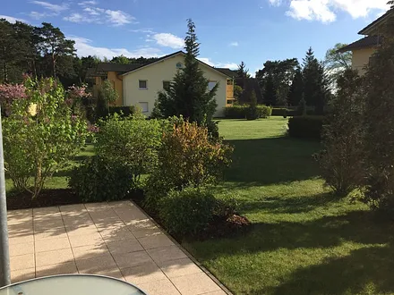 Blick aus dem Strandkorb