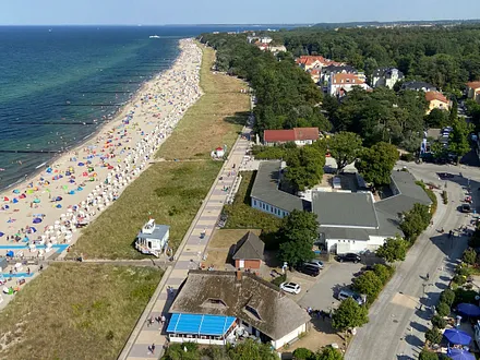 Panorama vom Baltikplatz Richtung Seebrücke