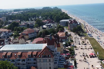 Panorama vom Baltikplatz Richtung Campingplatz