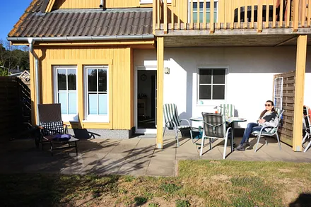 Sonnenbad auf der Südwestterrasse