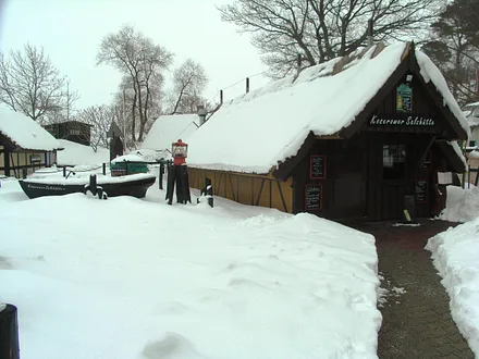 Salzhütten (200 Meter) im Winter
