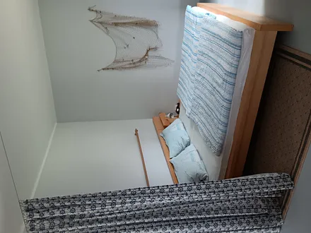 Schlafbereich mit Doppelbett