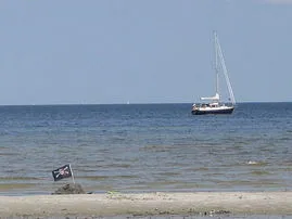 Prima !!! Kleine Piraten finden hier flaches Wasser zum Plantschen