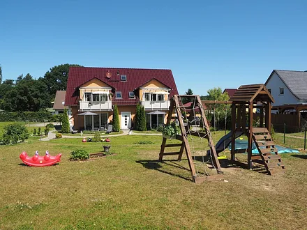 Blick vom Spielplatz