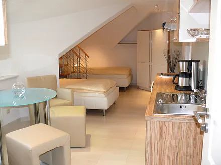 Blick auf den Schlafbereich