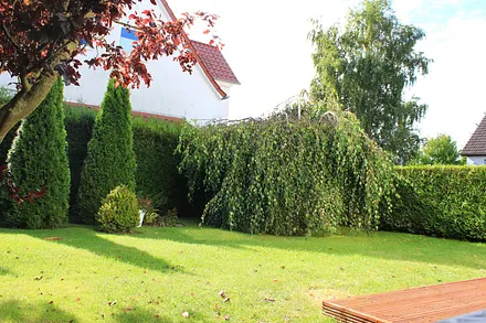 Gemütliche Sitzecke mit Liegewiese zum entspannen