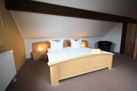 Maisonette-Schlafzimmer mit viel Platz