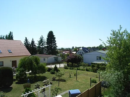 Blick vom Balkon