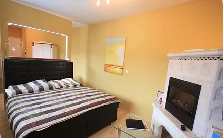 Kamin mit Kuschelecke