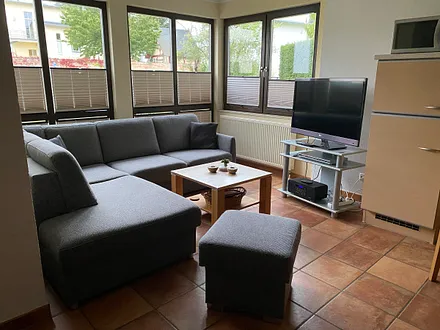 Wohnbereich EG mit Schlafsofa