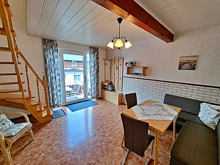 Aufenthaltsraum und Garderobe