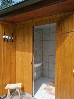 Dusche direkt nebenan