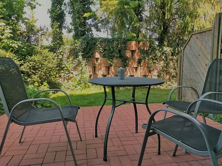 Terrasse Ferienwohnung Oie