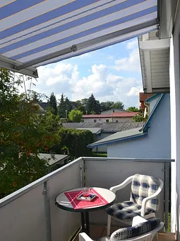 Balkon der Ferienwohnung Usedom