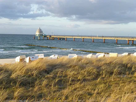 Blick auf die Seebrücke