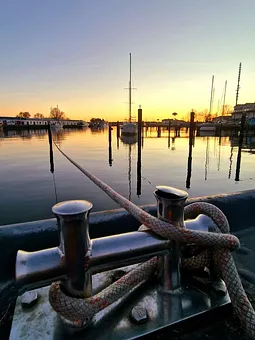 abendliche Idylle an der Marina