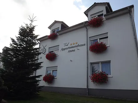 Vorderansicht des Hauses