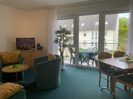 Sicht auf den Balkon