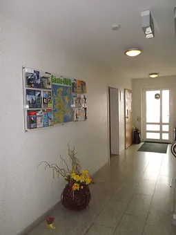 Eingangsbereich mit Information