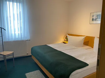 Schlafzimmereinblick