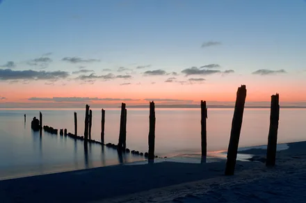 Morgenstimmung am Strand