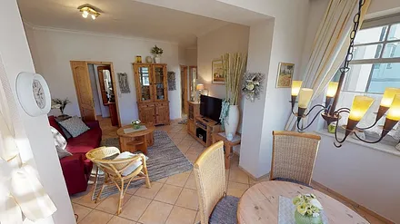 Wohnzimmer mit Schlafcouch