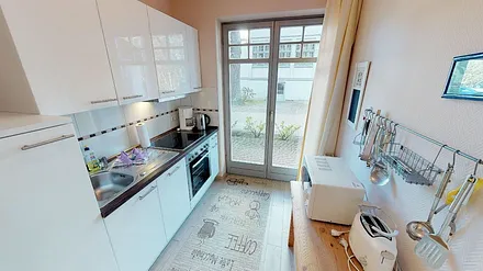Küche mit Terrasse
