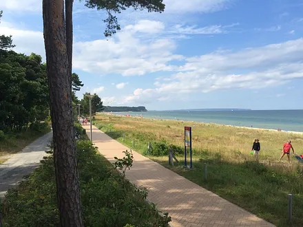 Promenade am Baaber Strand