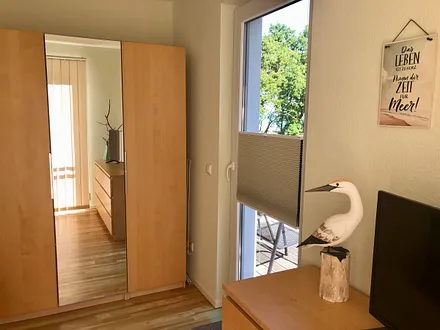 Schlafzimmer 2 mit Meerblickbalkon