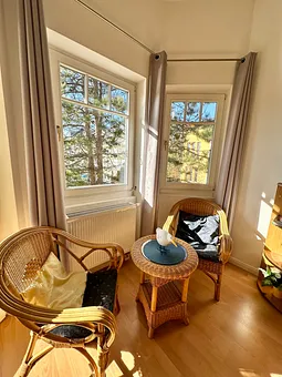Gemütliche Sitzecke im Wohnzimmer