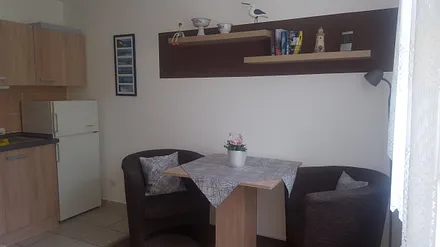 Sitzgruppe im Wohn-Küchenbereich 