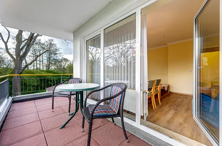 Balkon zur Südseite