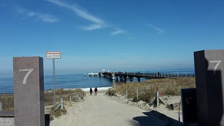 Am Nordstrand zur Seebrücke März 2018