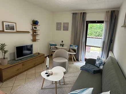 Wohnzimmer mit Schlafcouch