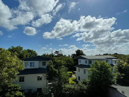 Bild vom Balkon aus Richtung Ostsee