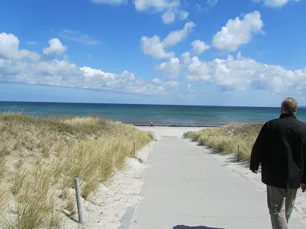 Juliusruh: Weg zum Strand